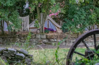 Glamping und FeWos im "Into the Green"
