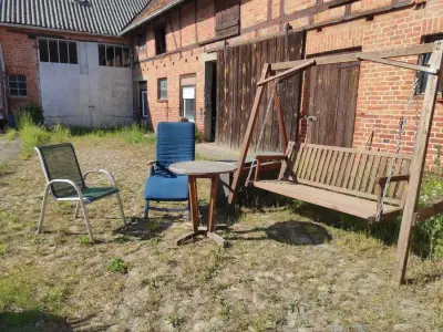 Alter Hof mit Garten bei Arendsee