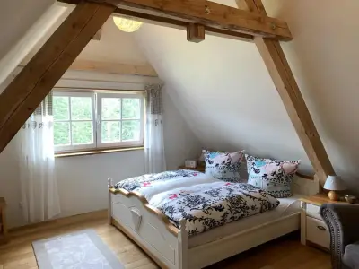 Schwarzwaldidylle, Holzhaus inmitten der Natur mit Tieren – Bild 3