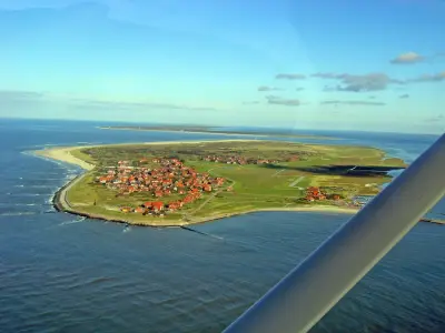 Autofreie Insel Baltrum nah am Strand